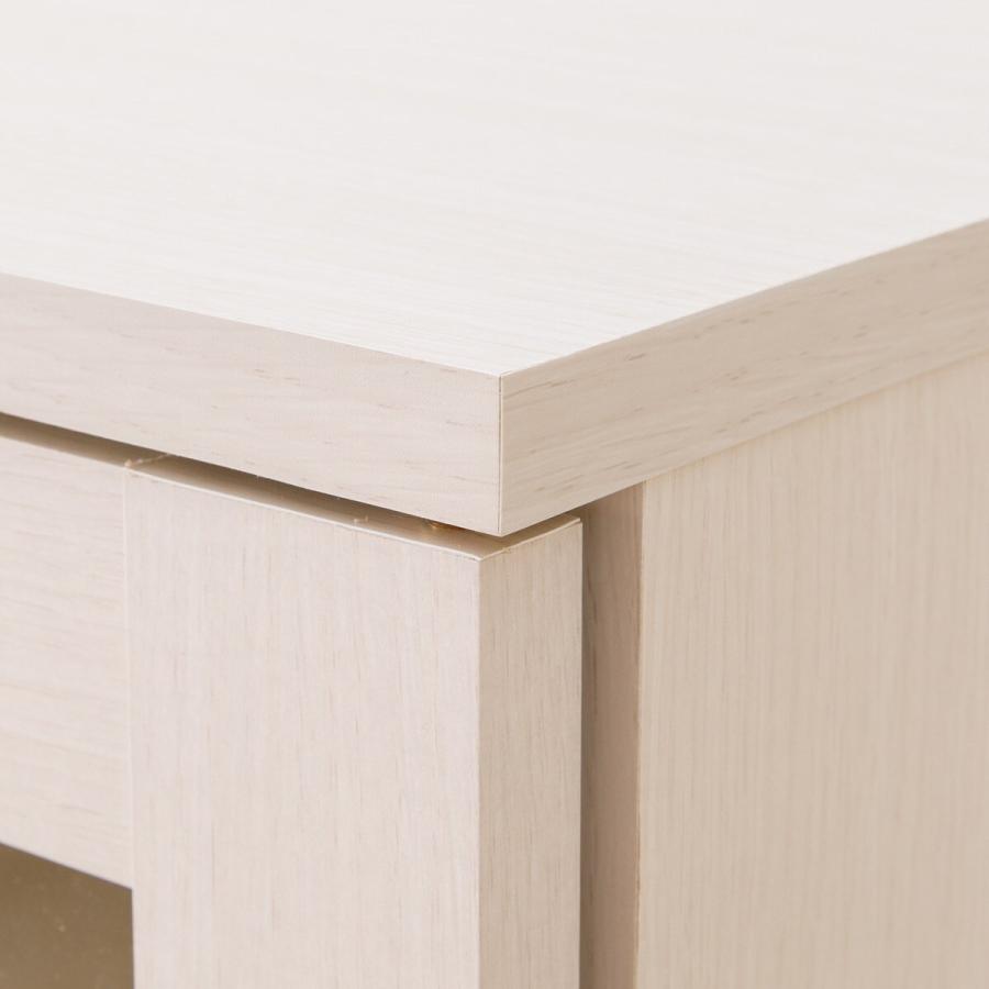 ニトリ（NITORI） 幅60cm キャビネット(マーレ4560 WW) 食器棚 レンジ