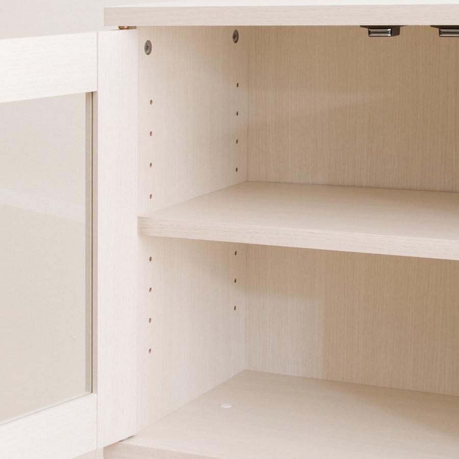 ニトリ（NITORI） 幅60cm キャビネット(マーレ4560 WW) 食器棚 レンジ