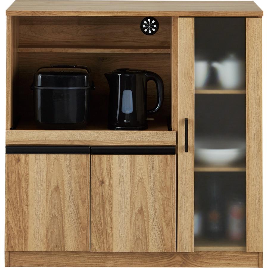 ニトリ（NITORI） レンジ台(フォルムS RE9090G LBR） : ニトリ Yahoo