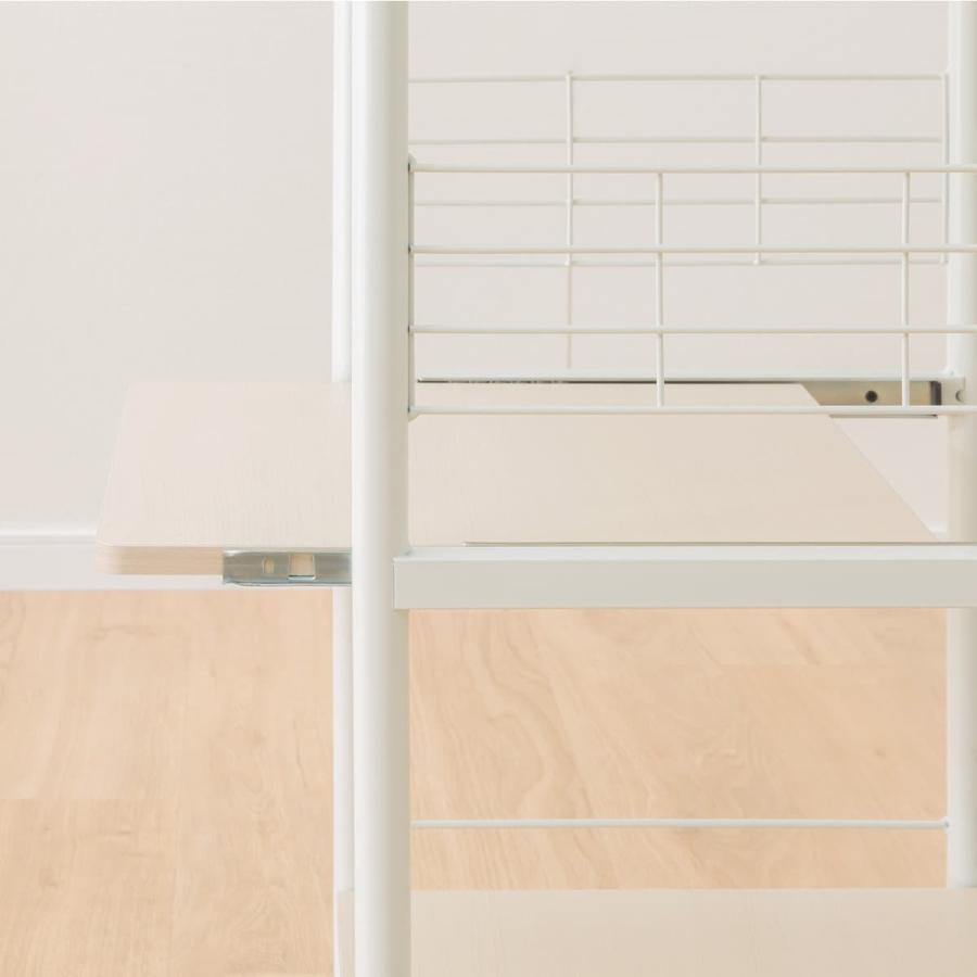 レンジ台セット(KC001 4985/上棚 WH) レンジラック レンジボード