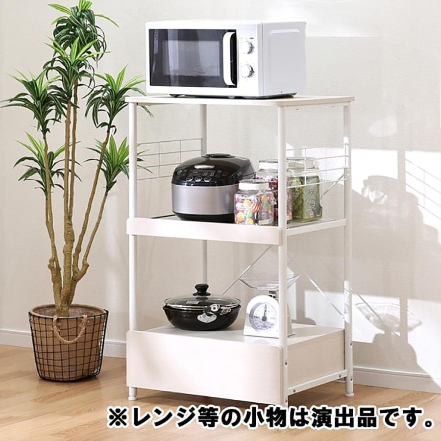 ニトリ レンジラック(バリオ 60 WH) レンジラック レンジボード