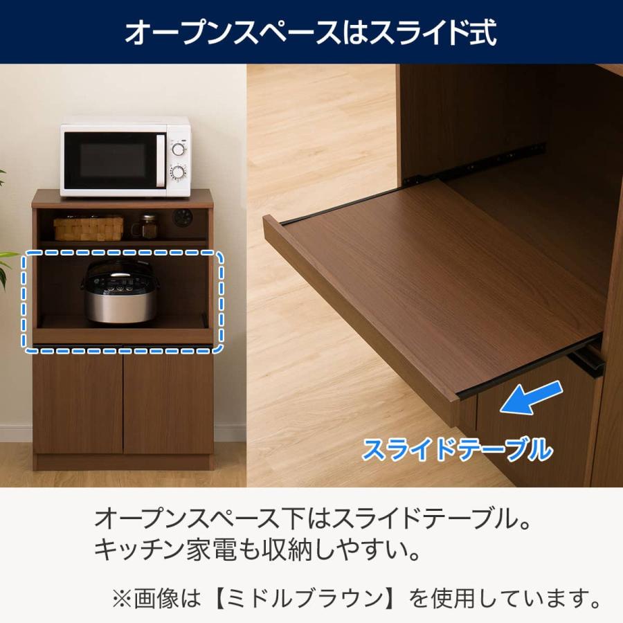 ニトリ（NITORI） レンジ台 (フォルム RE9060 WH) : ニトリ Yahoo!店