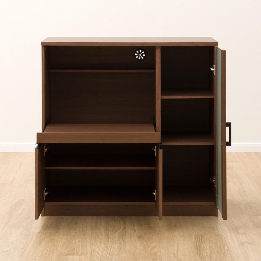 ニトリ（NITORI） レンジ台(フォルムNRE9090G MBR） ニトリ期間限定：4