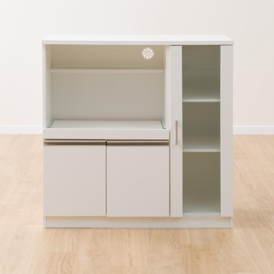 ニトリ（NITORI） レンジ台(フォルムN RE9090G WH） : ニトリ Yahoo!店