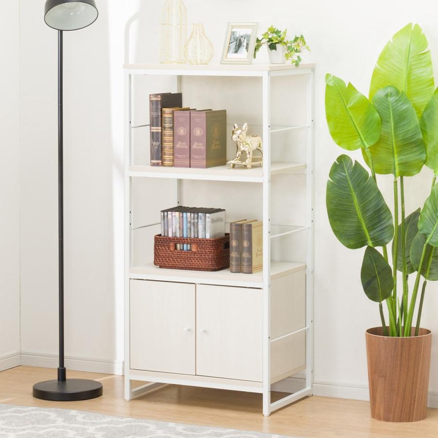 ニトリ シェルフファルキャビネットセット(シェルフ1259 WH