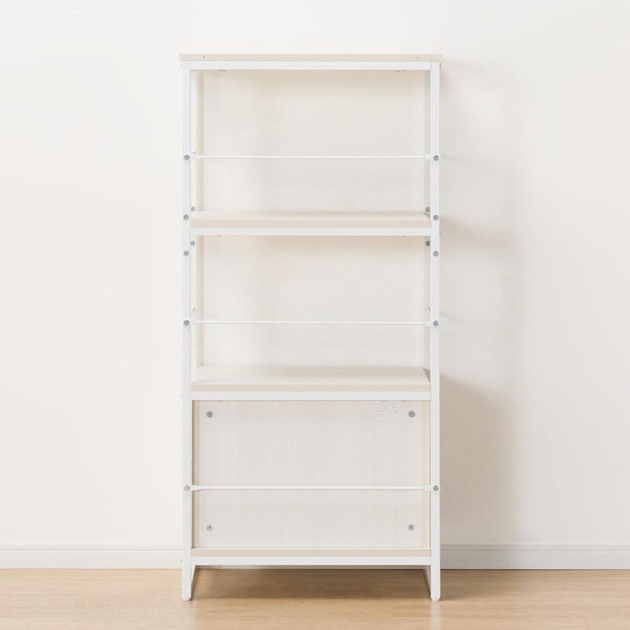 ニトリ シェルフファルキャビネットセット(シェルフ1259 WH