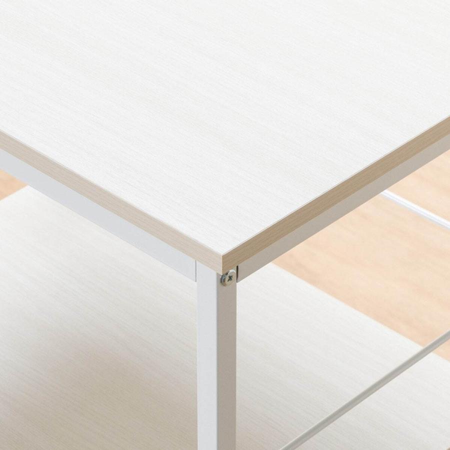 【専用】5月末で処分【最終値下げ】美品NITORI 壁棚 ホワイト Amazon｜ニトリ(NITORI) スチールラック LT 2段 ホワイト 幅44.5