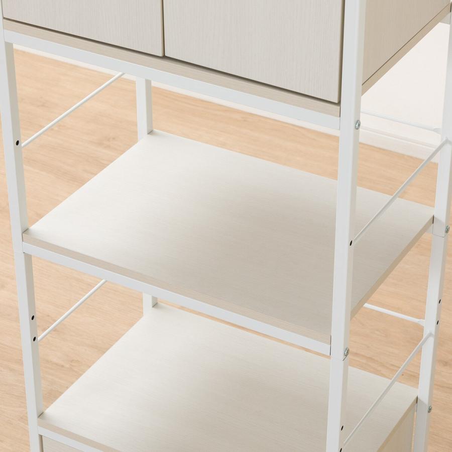 ニトリ（NITORI） シェルフファルキャビネット引出しセット(シェルフ