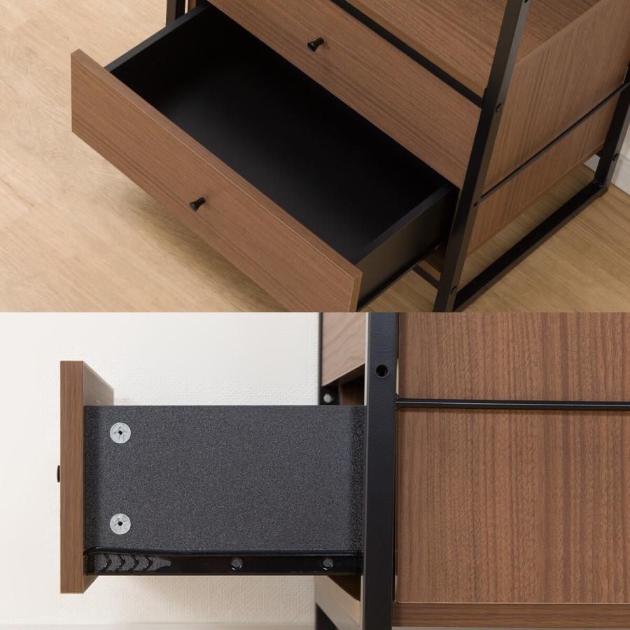 ニトリ（NITORI） 組み合わせシェルフ キャビネット + 引出しセット 4