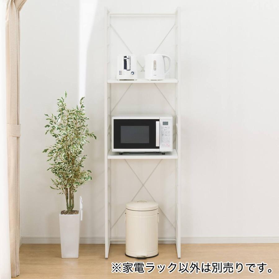 0414-013 ★リユースのサカイ幸手店★　ニトリ　NITORI レンジ台 ブラウン【備考】¥8,800(税込)W80xD40X H115 ニトリ（NITORI） 家電ラック (TA002 57 WH) : ニトリ Yahoo!店 - 通販