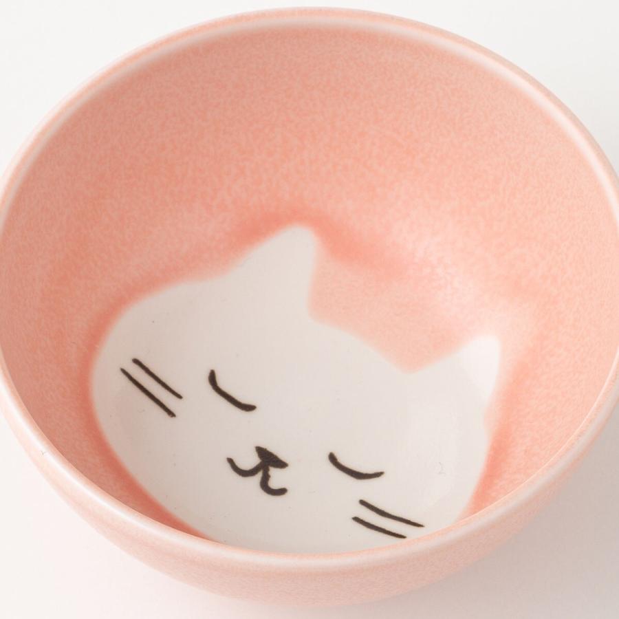 ニトリ（NITORI） ちょこっと碗 シロネコ(ピンク) : ニトリ Yahoo!店
