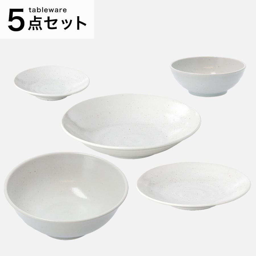 ニトリ（NITORI） カル：エクレシリーズ 白唐津5点セット : ニトリ