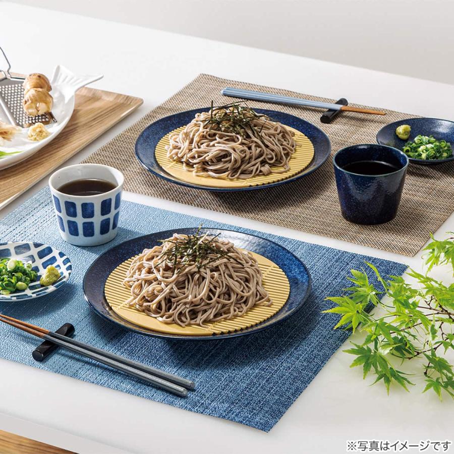 ニトリ（NITORI） 超軽量特大皿 カル:エクレ （窯変紺） : ニトリ