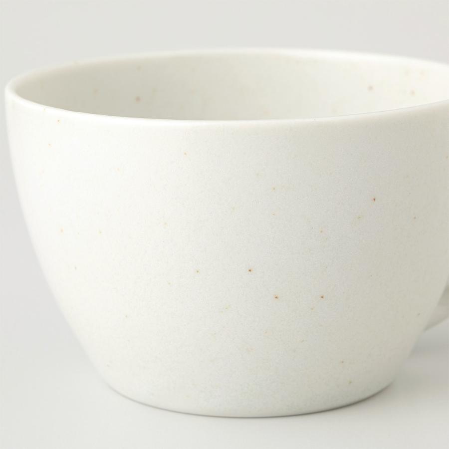 ニトリ（NITORI） 超軽量スープカップ大 カル：エクレ（白唐津） 限定