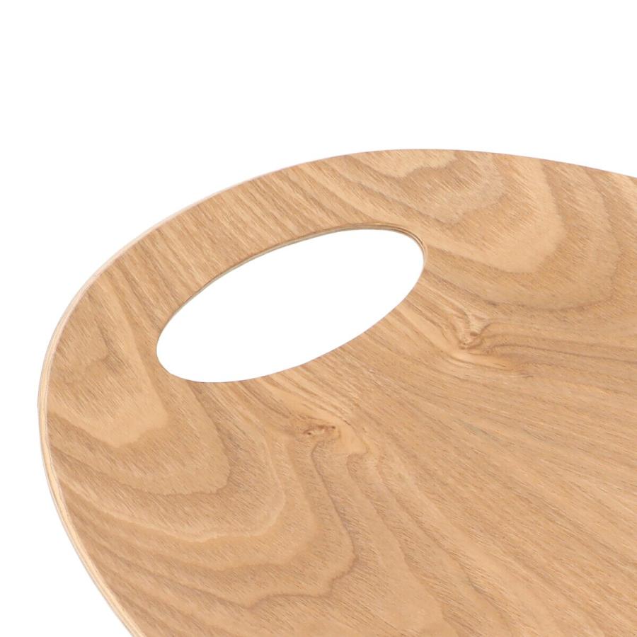 ニトリ（NITORI） 滑り止め加工 木製トレー オーバル(ヤナギ) : ニトリ