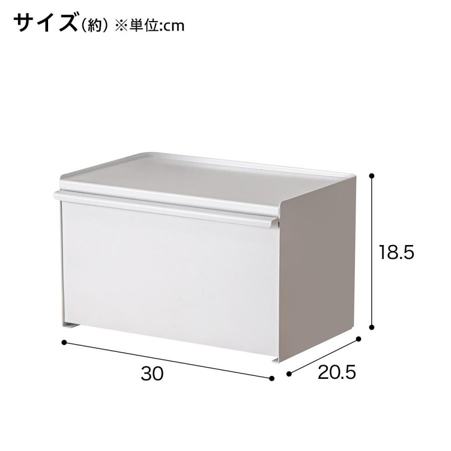 ニトリ スチールブレッドケース ホワイト (SI001) : ニトリ