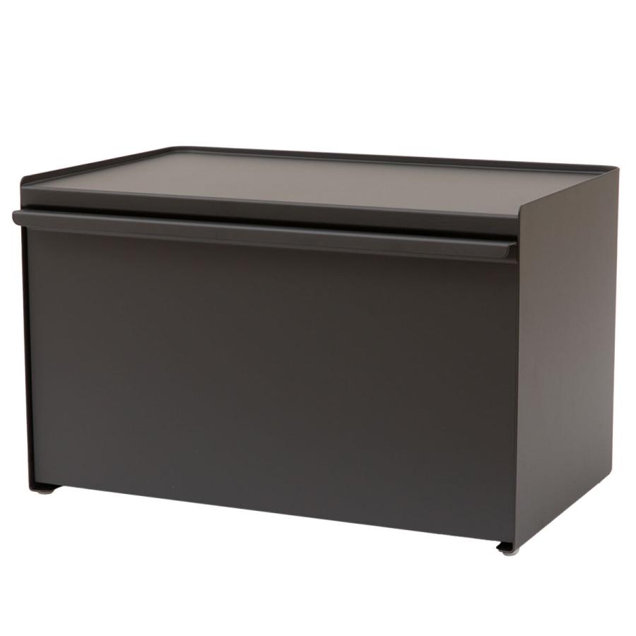 ニトリ スチールブレッドケース (ブラック SI001) : ニトリ