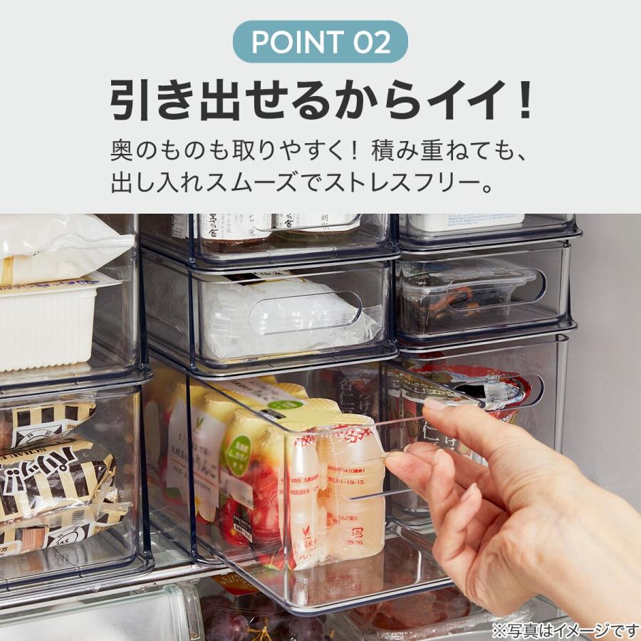 ニトリ 【冷蔵庫内引出しSサイズ】3段+【棚下トレーSサイズ】1 ニトリ 【冷蔵庫内引出しSサイズ】3段+【棚下トレーSサイズ】1
