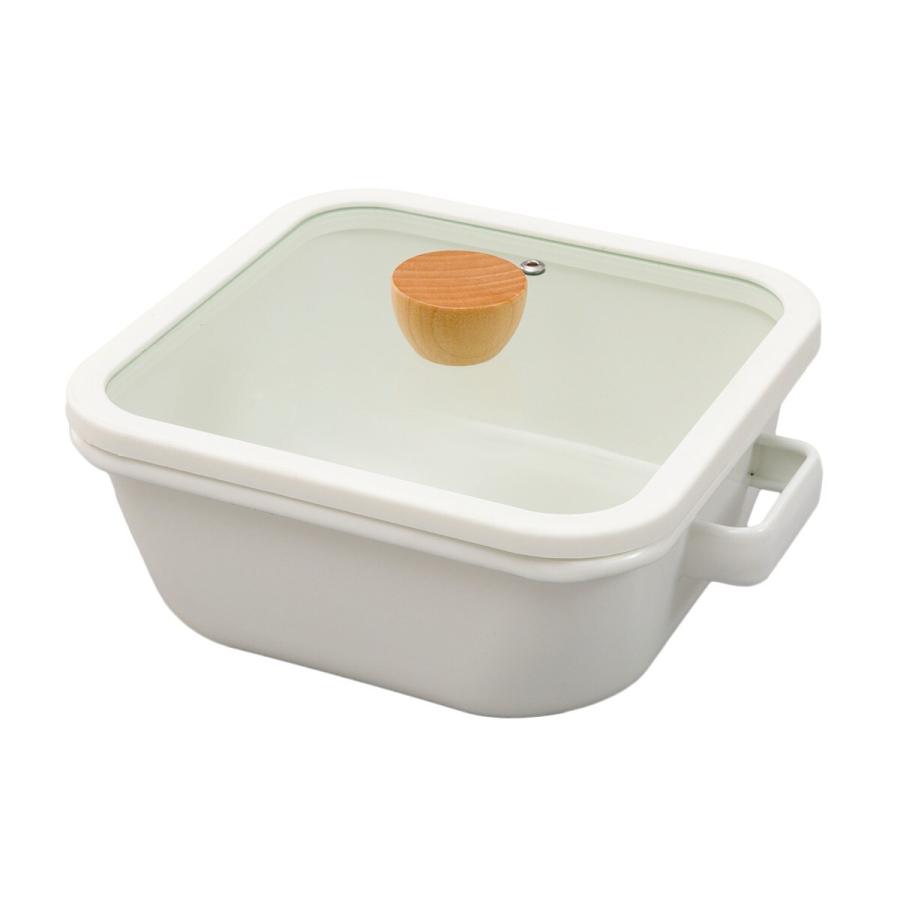 ニトリ 保存もできるIHホーロー角型鍋(20cm) : ニトリ Yahoo!店 - 通販