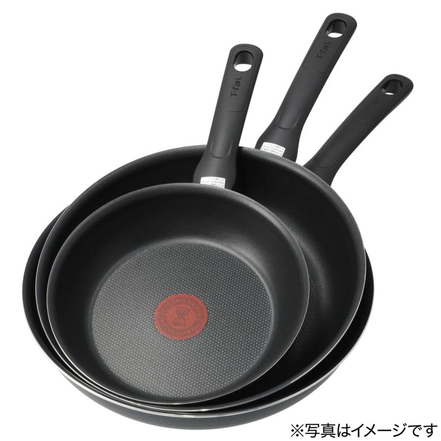 ティファール　フライパン　アッシュグレー　28cm26cm20cm 3点セット ニトリ ガス火 フライパン(28cm T-fal アッシュグレー) : ニトリ