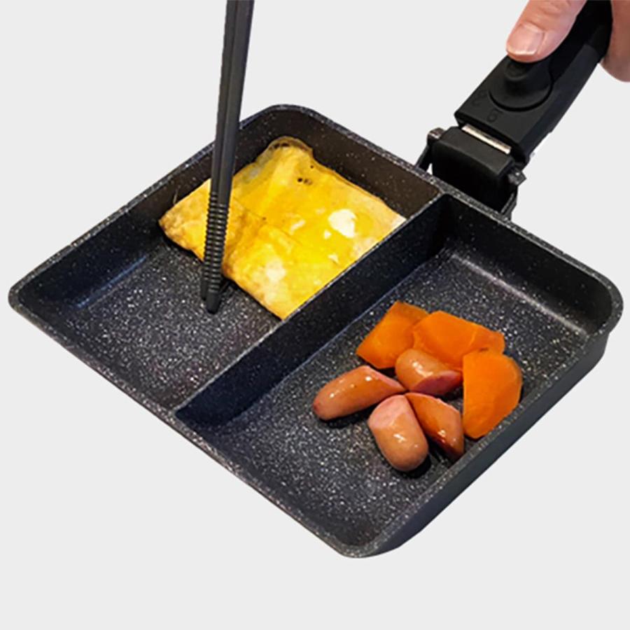 ニトリ（NITORI） IH・ガス火 しっかり仕切りのセパレートパン(16×20cm