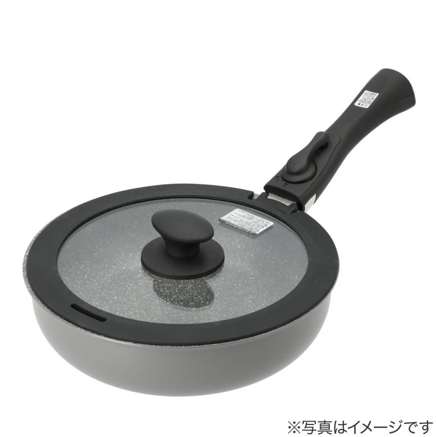 MFG SR 専用クッキングヒーター専用鍋　鍋とフライパン、ガラスとアルミ蓋 ニトリ TORERUシリーズ専用 シリコーンふち ガラスふた (24cm