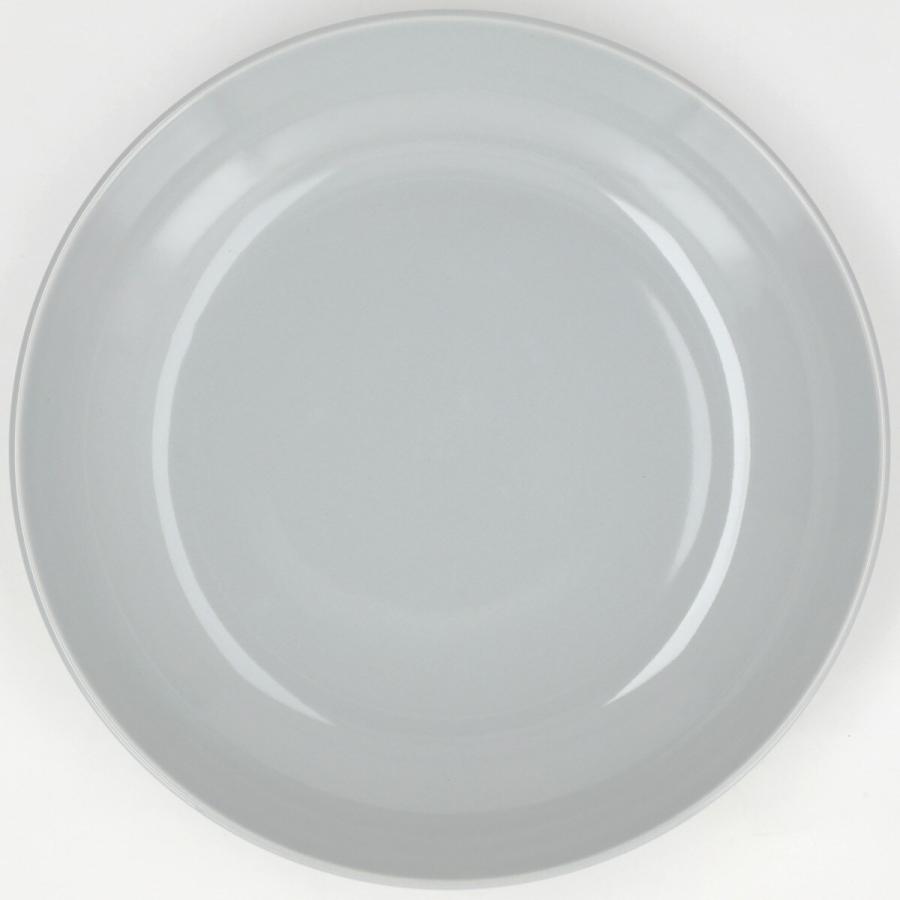 ニトリ 綺麗にスタッキングできる深皿 23cm(DAY Value ライトグレー