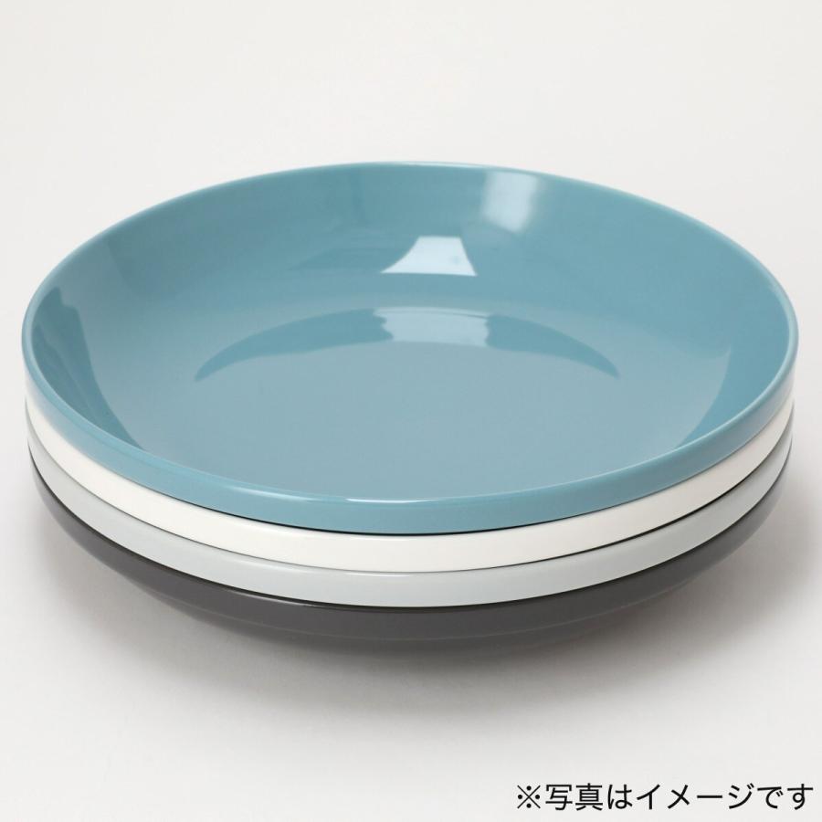 ニトリ 綺麗にスタッキングできる深皿 23cm(DAY Value ライトグレー