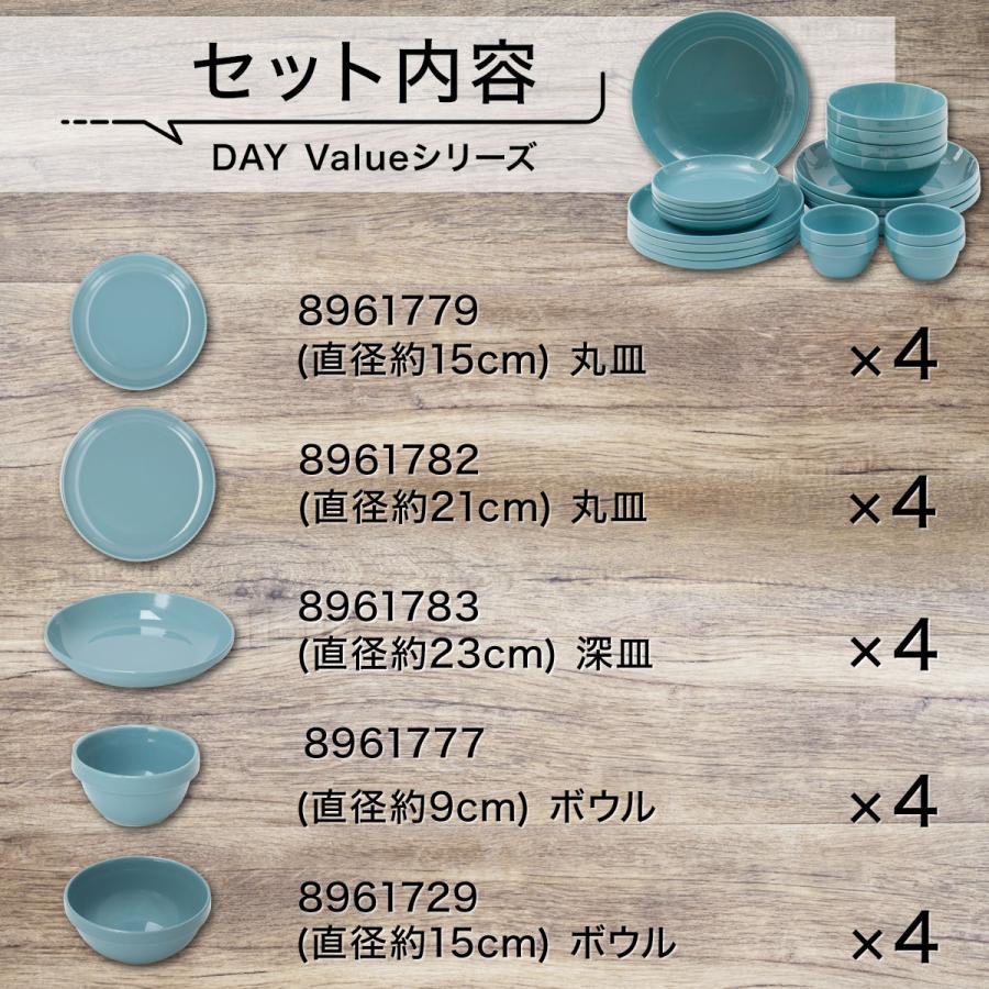 ニトリ 綺麗にスタッキングできるお皿 DAY Valueシリーズ ターコイズ