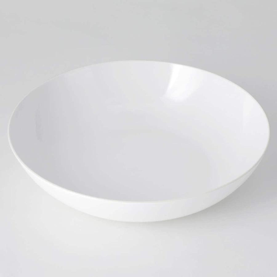 ニトリ（NITORI） 両面撥水 丸深プレート(24cm ホワイト) : ニトリ