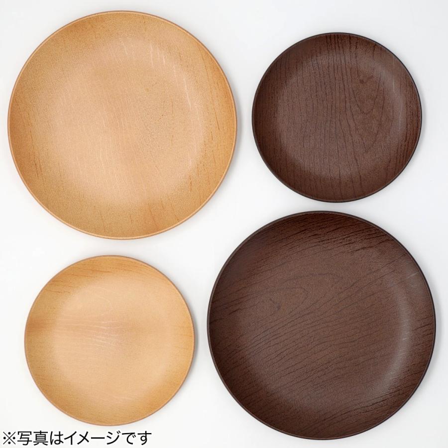 ニトリ（NITORI） 乾きやすい木製風 撥水プレート(18cm ダークブラウン