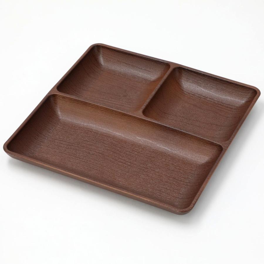 ニトリ（NITORI） 乾きやすい木製風 撥水角型ランチプレート(24cm