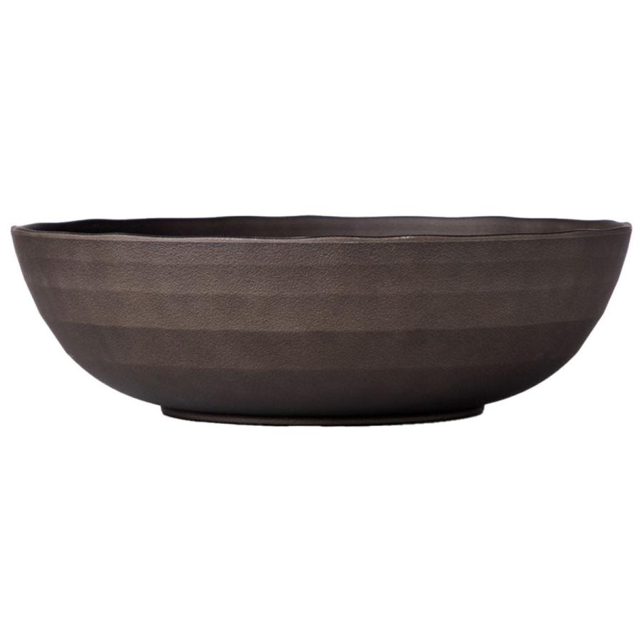 手作り風ブラウン陶器皿 大皿 ニトリ まるっと撥水 陶器風深皿(20cm ブラウン) : ニトリ Yahoo