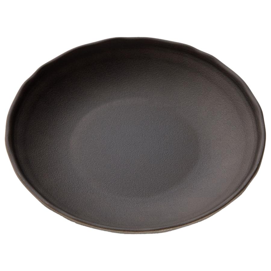 ニトリ まるっと撥水 陶器風平皿(18cm ブラウン) : ニトリ Yahoo!店