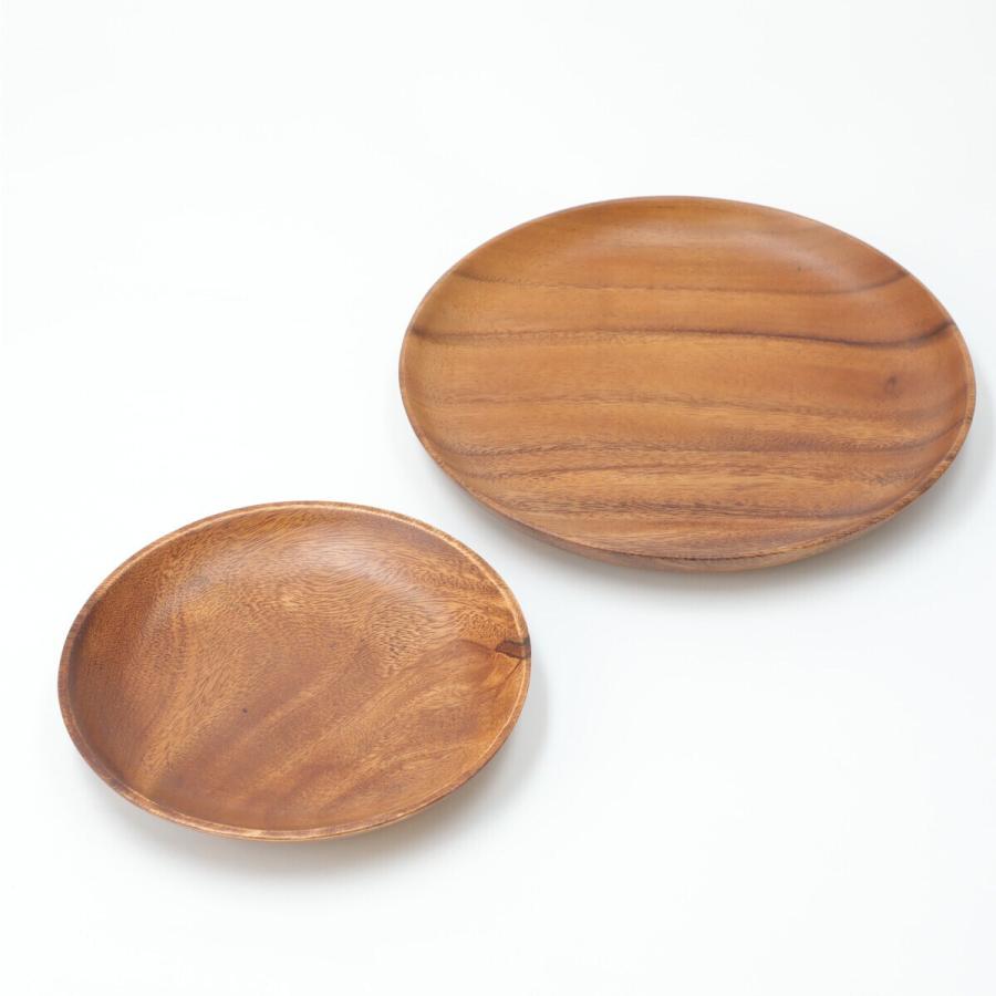 ニトリ（NITORI） 18cmラウンドプレートG(アカシア) : ニトリ Yahoo!店