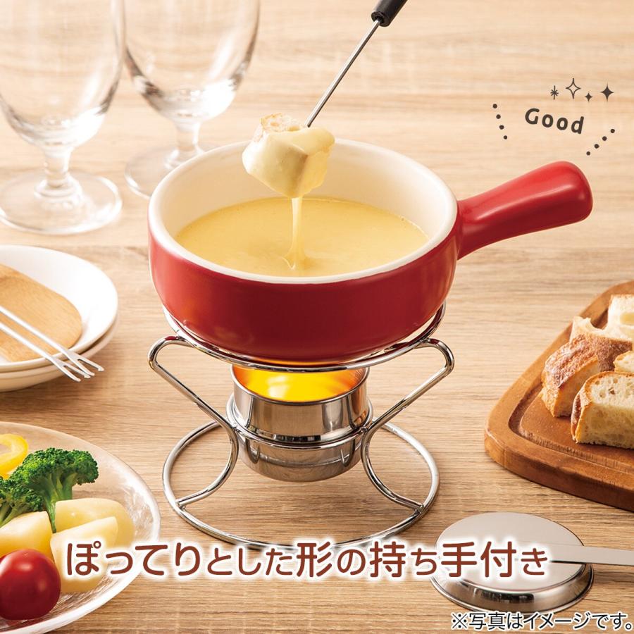 ニトリ（NITORI） チーズフォンデュセット ぽってりー(レッド