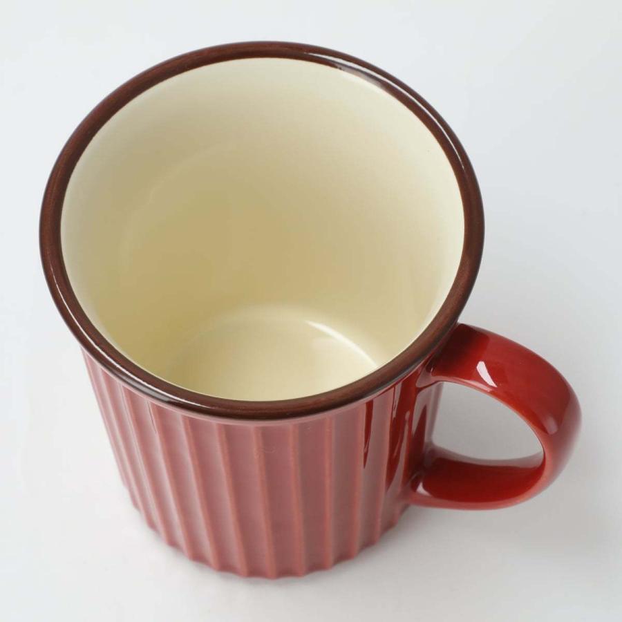 ニトリ（NITORI） マグ リンヌ レッド(美濃焼) ニトリ期間限定：4/6迄