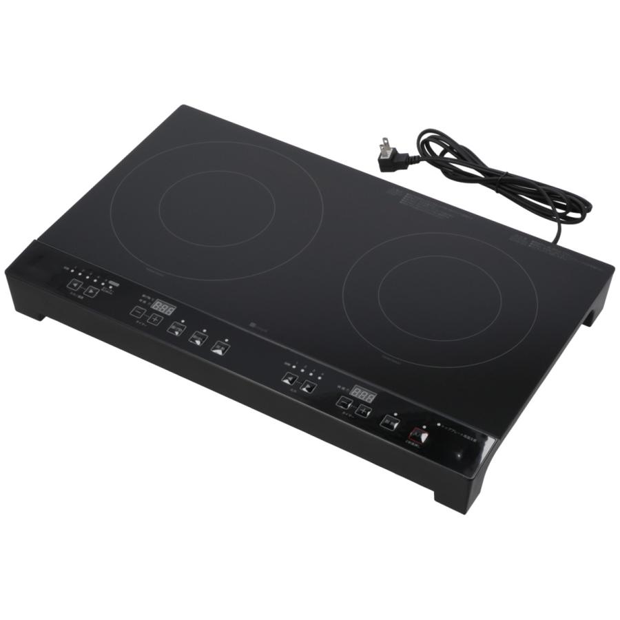 IHクッキングヒーター 2口(YN201 ブラック) ニトリ :8971698:ニトリ