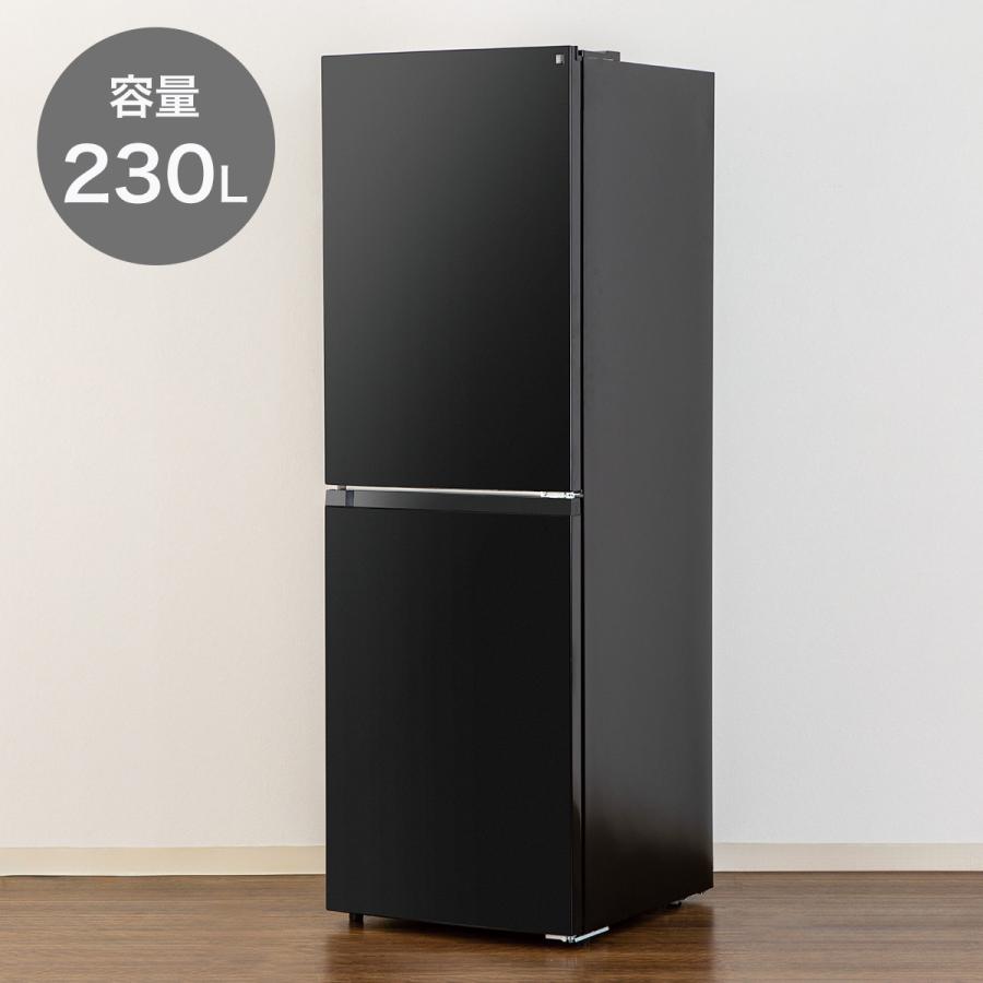 230L 2ドアファン式冷凍冷蔵庫(NR-230F ブラック) ニトリ : 8971807 