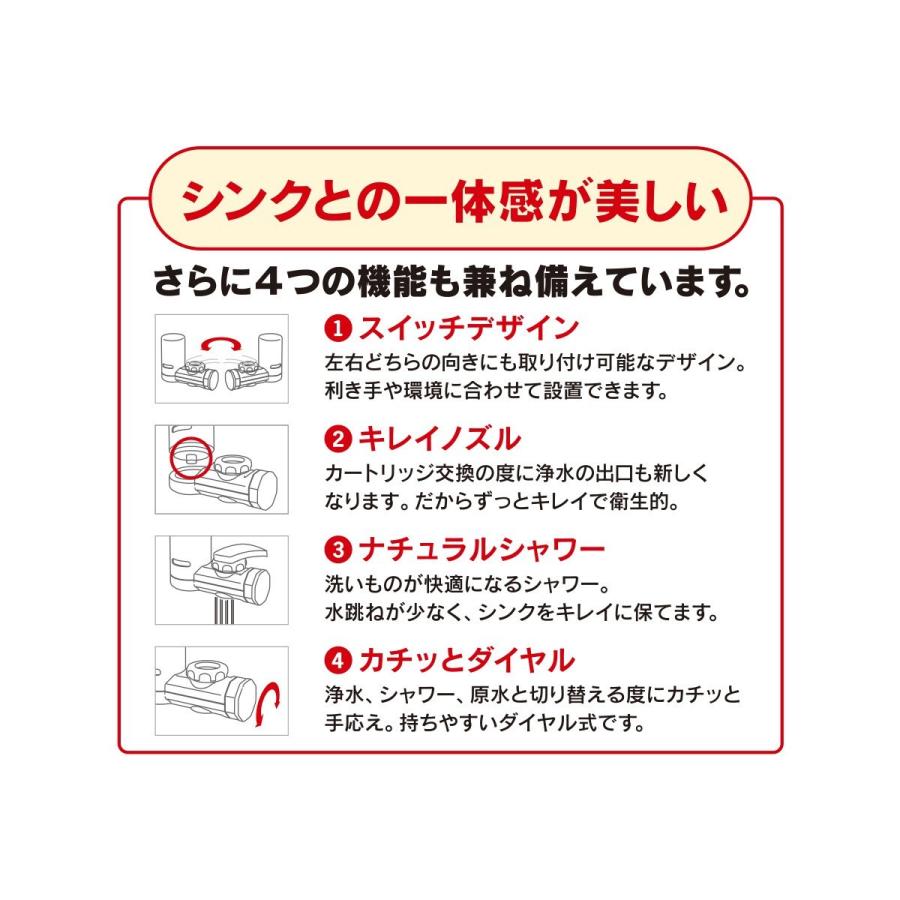 ニトリ（NITORI） クリンスイ 浄水器(MD102-NT) : ニトリ Yahoo!店