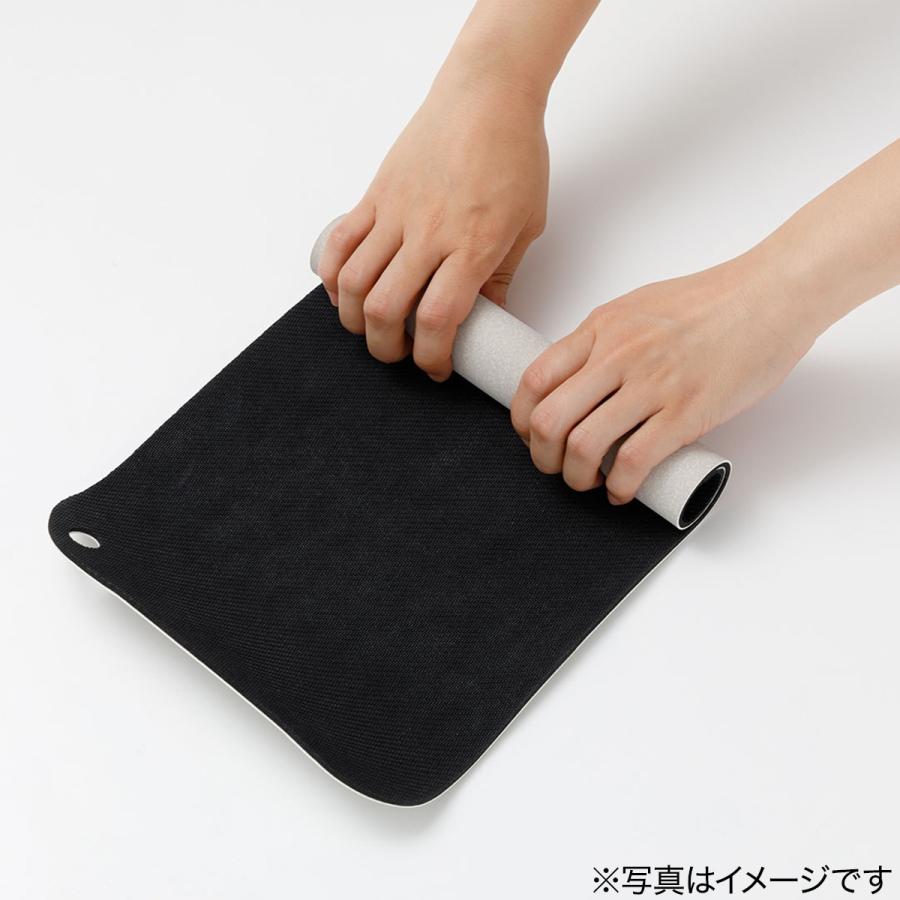 ニトリ（NITORI） やわらかラバー吸水マット(22×40cm ライトグレー