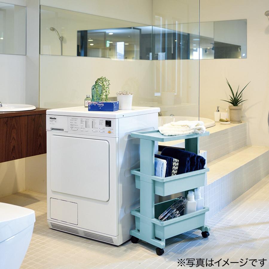 ニトリ（NITORI） 軽くて組立簡単 テーブルワゴン(3段 ブルー JW22