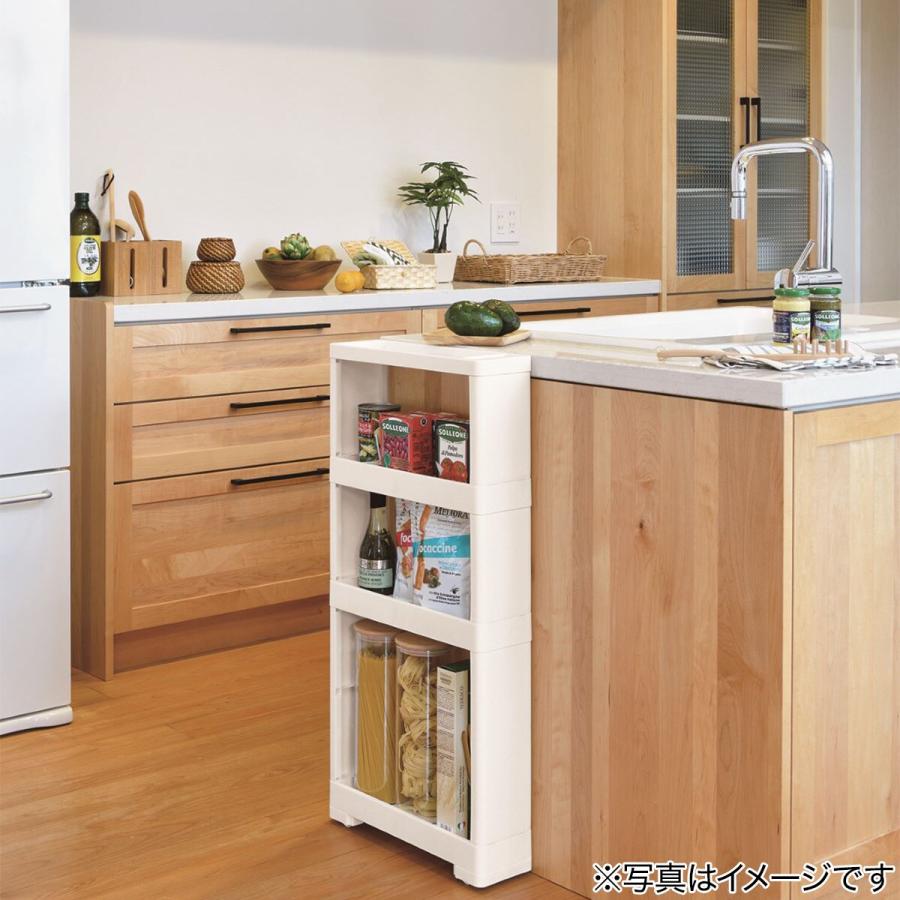 ニトリ 軽くて組立簡単 スリムラックマルチ4段(ホワイト JR16