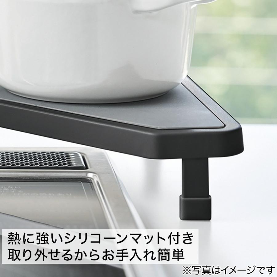 ニトリ（NITORI） コンロコーナーラック(FLAT ブラック) : ニトリ