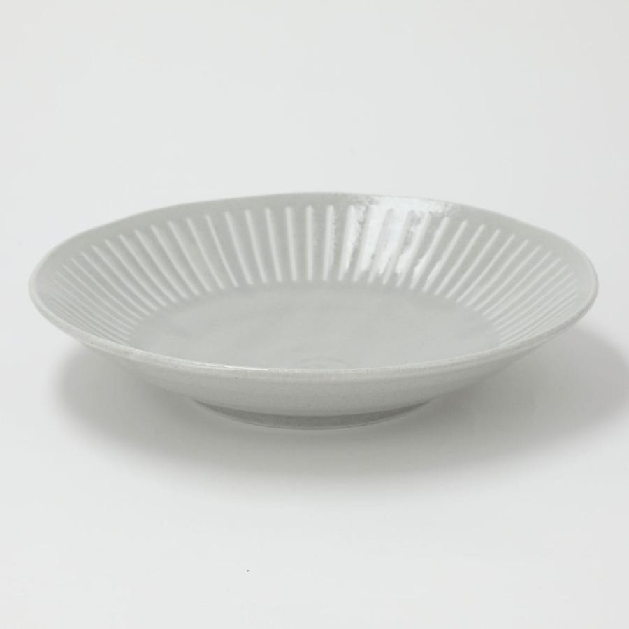 ニトリ（NITORI） 23cm軽量麺皿 グレー(撥水十草) 限定価格：1/5迄