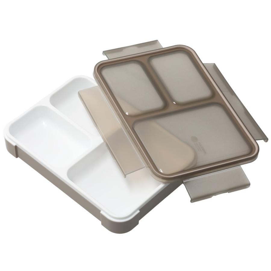 ニトリ（NITORI） 薄型弁当箱 抗菌フードマン(600mL グレーベージュ