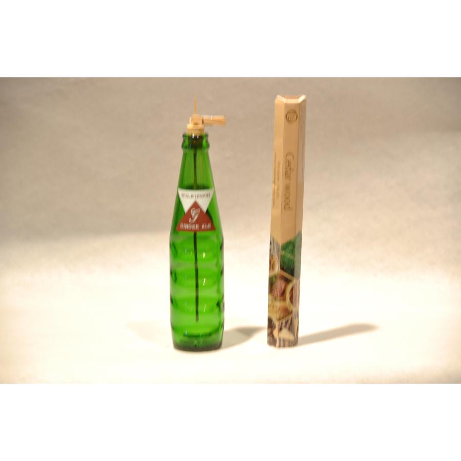 お香立てセット お香1箱付き リサイクルガラス瓶使用 香炉 スティック