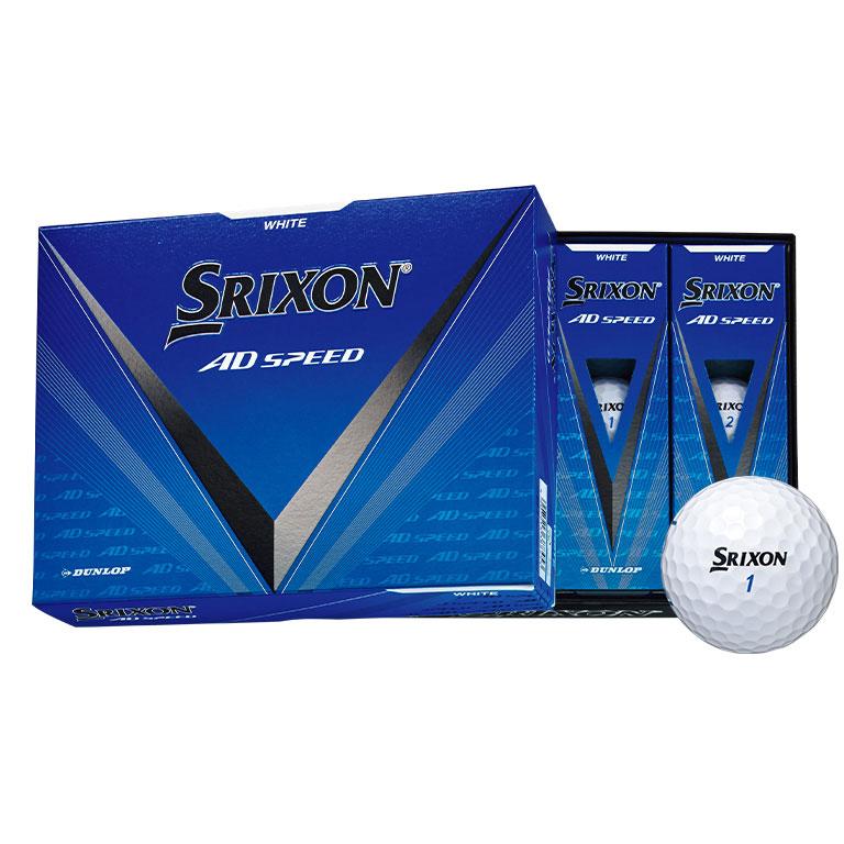 ダンロップ スリクソン ゴルフボール AD SPEED 1ダース 12球入り 2024年新製品 DUNLOP SRIXON 2ピース ツーピース アイオノマーカバー ディスタンス系 | SRIXON | 01