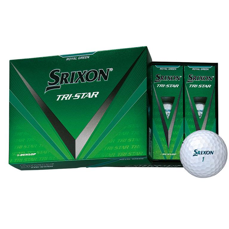ダンロップ スリクソン ゴルフボール TRI-STAR トライスター 1ダース 2024年新製品 DUNLOP SRIXON 3ピース スリーピース アイオノマーカバー | SRIXON | 04