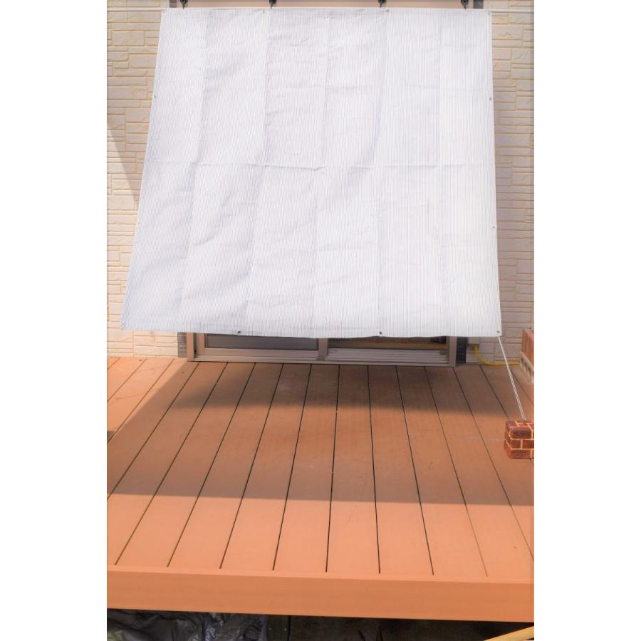 ニッテキ日よけ　クールブラインドライト126×180ｃｍ　遮熱　紫外線・日射熱カット性能はそのままにお求めやすくなったタープ式日除け　日本テキスタイル製 |  | 02
